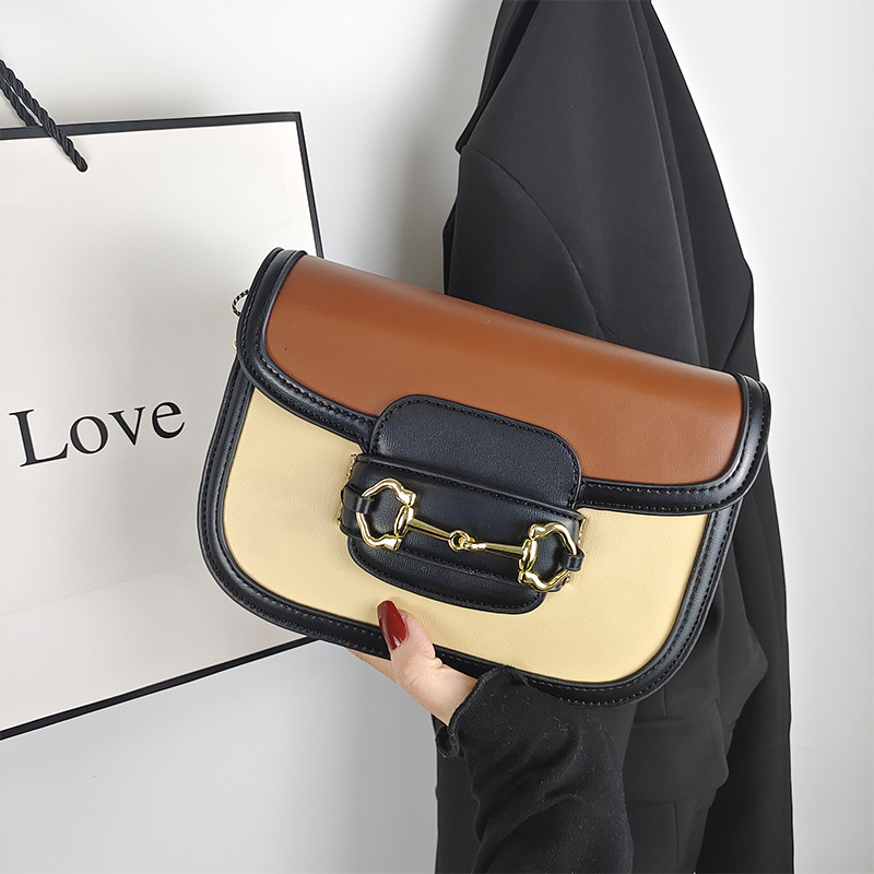 Small Saddle Women's 2023 New Light Luxury Network Red Fashion Versatile One Shoulder Crossbody Bag Tide_voghion.com