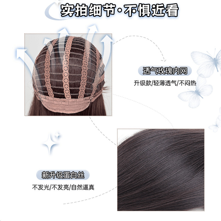 Kultainen Princess Half Updo -peruukki Lolitalle ja Cosplaylle - Luonnollinen pitkä kihara Full Head -peruukki