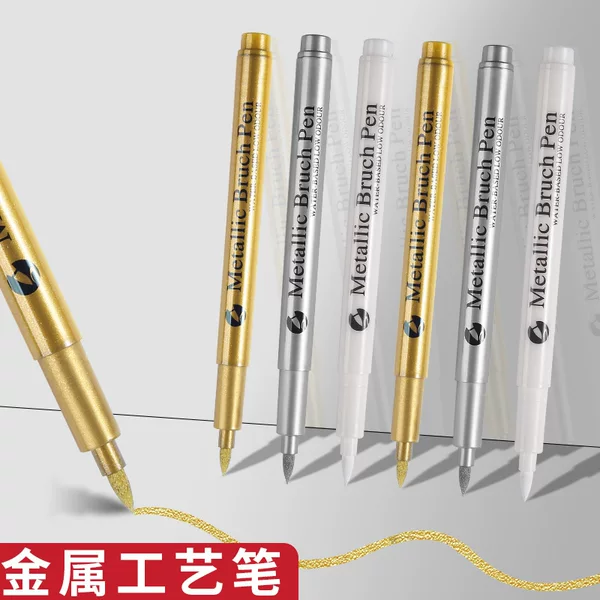 Armark high-gloss metal craft pen soft head quick-drying marker graffiti DIY signature pen couplet invitation sign-in