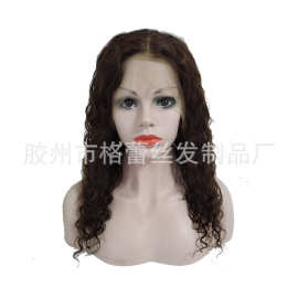 Full lace wig全蕾丝 假发头套human hair真人假发头套跨境专供