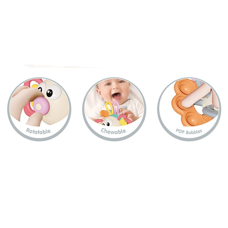 (Cross-border trading), children's appeases grabber, teether for correct bite, toy for training, lion