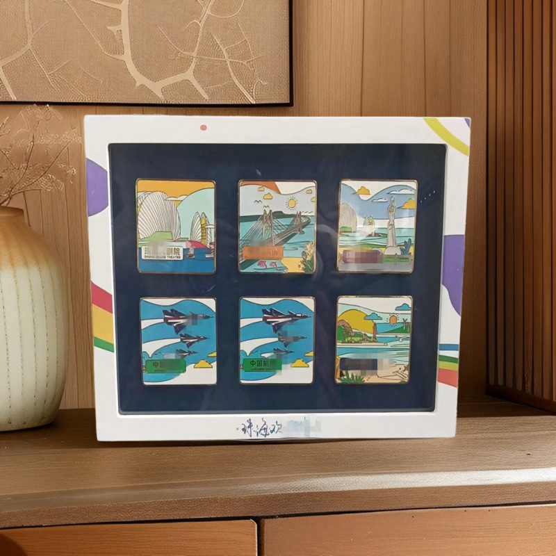 Badge Display Photo Frame Solid Wood Stereo Display Storage Box Honor Award Badge Table Hanging Wall Photo Frame Customization