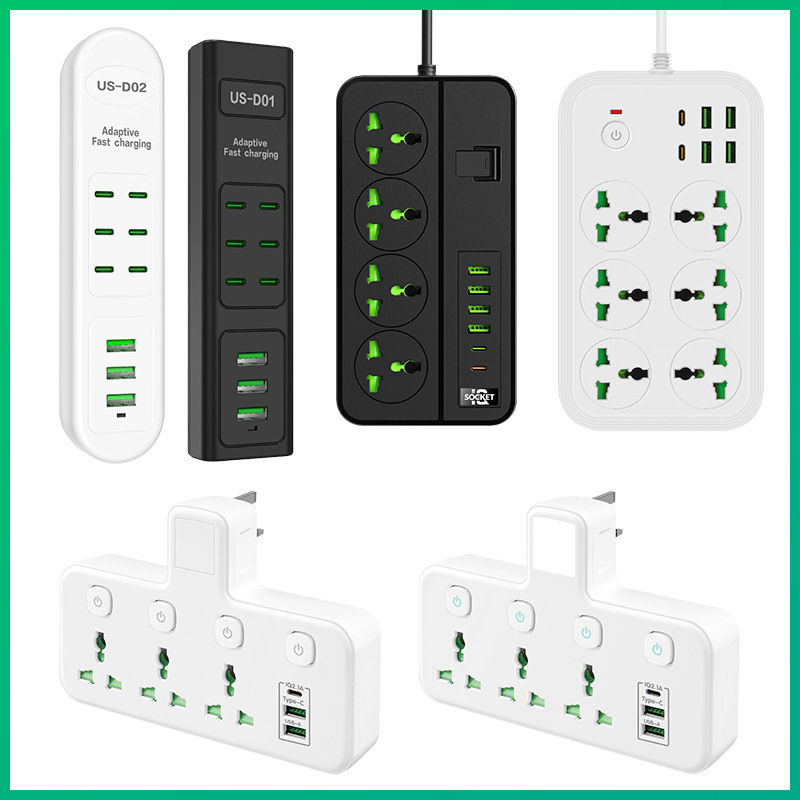 Multi-functional multi-port usb plug wholesale British standard American standard plug row multi-plug board manufacturers wholesale European gauge socket Multi-functional multi-port usb plug wholesale British standard American standard plug row multi-plug board manufacturers wholesale European gauge socket