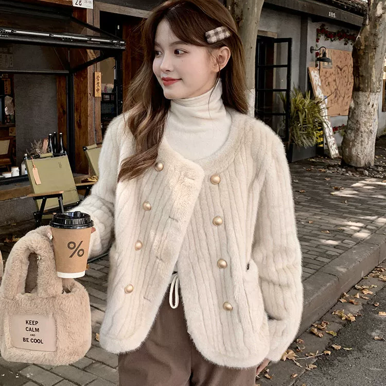 Demi-season jacket, coat, increased thickness, Korean style, internet celebrity