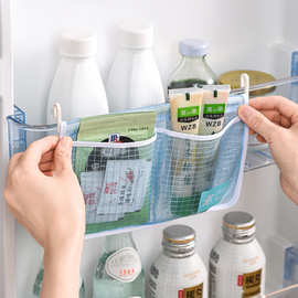居家冰箱挂式收纳袋浴室多功能收纳网袋宿舍神器挂袋厨房储物袋