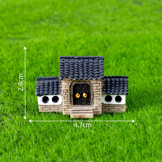 Factory direct Gucheng Gate Chinese-style archway meat basin ornaments accessories Moss micro landscape ecological bottle ornaments