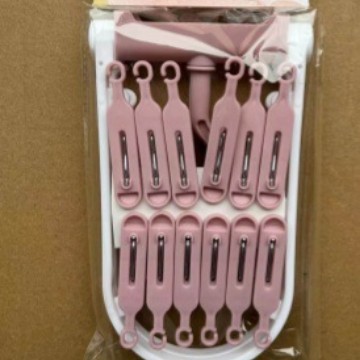 18 clips de plástico - 5 calcetines de plástico multiclip clips percha de ropa clips de ropa multifuncional
