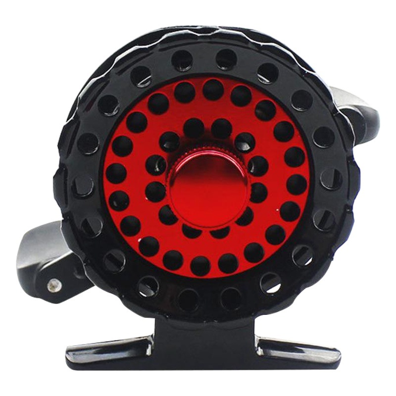 Jinsuiwang plástico micro plomo balsa rueda de pesca carrete de pesca caña de pescar rueda