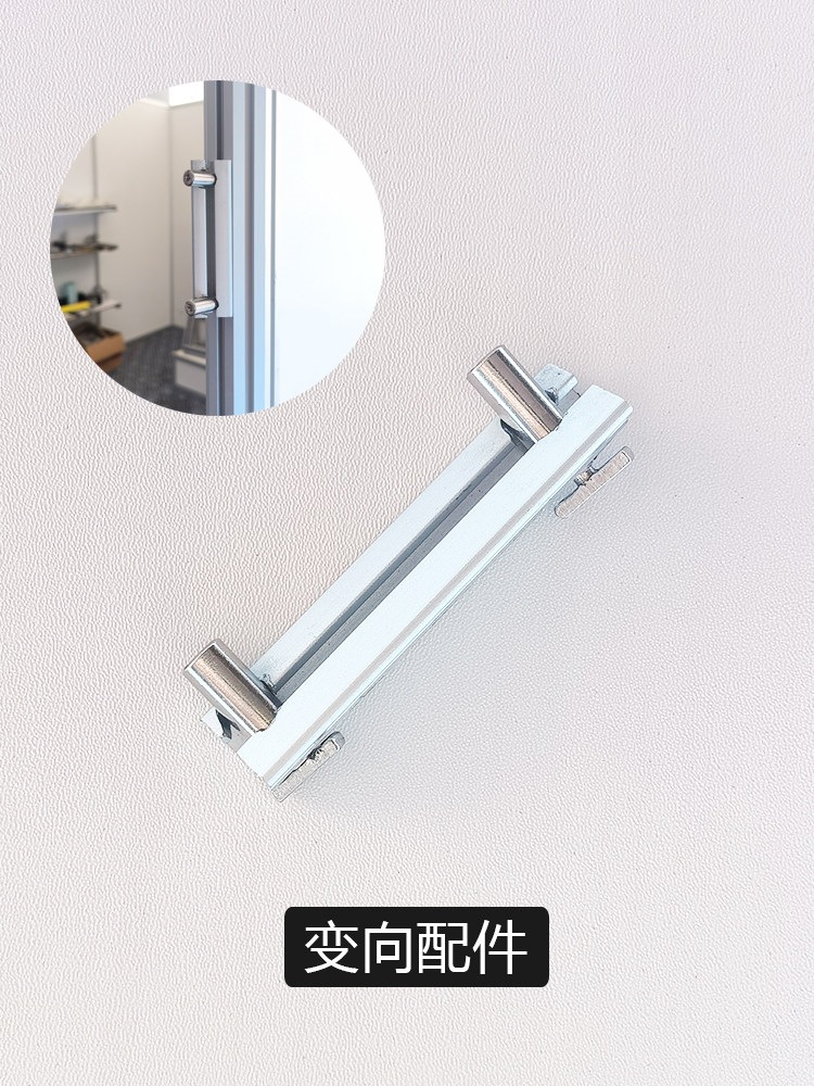 八棱柱标摊铝料配件三卡锁接驳条调节脚圆形T型螺丝展会用品五金