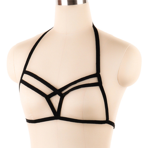 Zhuru Foreign Trade Hot Selling Cross Strap Bra Sexy Adjustable Low Cut Sexy Underwear Manufacturer Wholesale S0022
