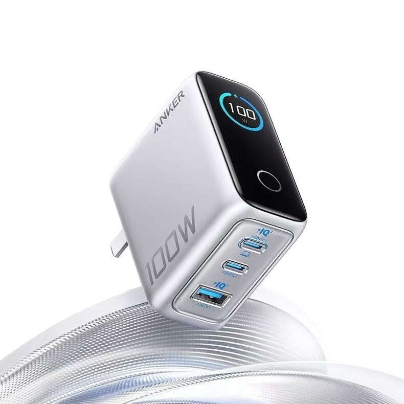 ANKER アンカー スマートディスプレイ充電器 Lite100W 充電器セット 窒化ガリウムプラグ 携帯電話 タブレット B121B|undefined