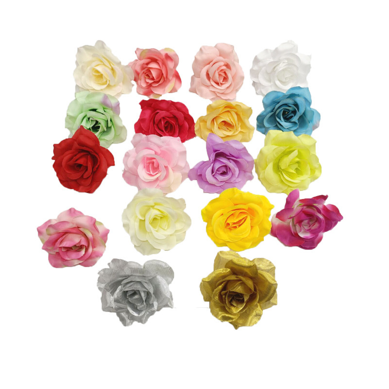 Artificial Diamond small rose flower mini rose ethnic headdress making diy garland flower box with flowers