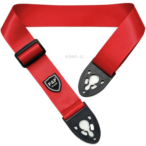 Guitar strap black folk electric guitar strap buckle musical instrument accessories factory