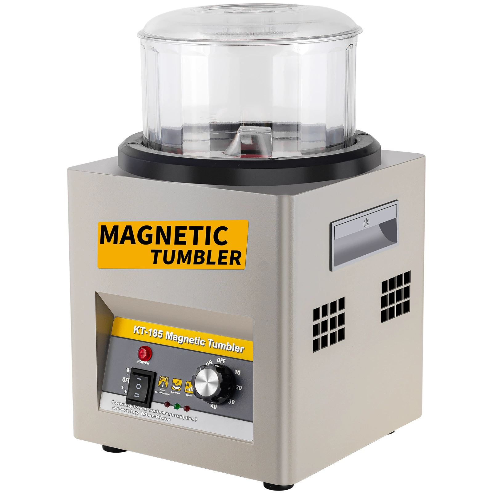 Заводская прямая продажа KT-185 магнитная полировальная машина золото и серебро шлифовальная машина металлический сплав нержавеющая сталь для удаления заусенцев и удаления ржавчины