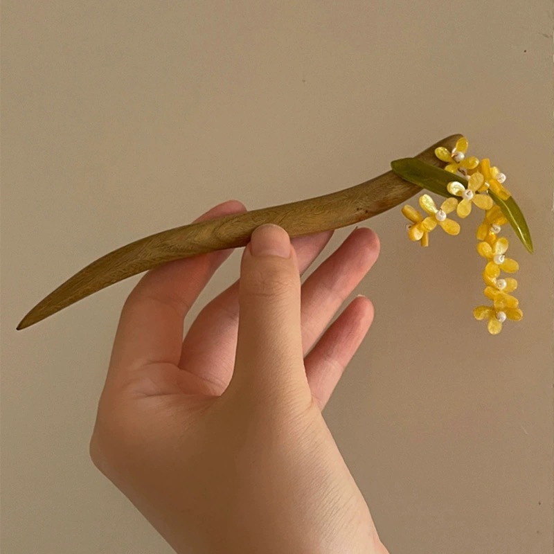 新中式发簪发饰高级国风盘发发钗汉服旗袍马面裙流苏古风簪子|undefined