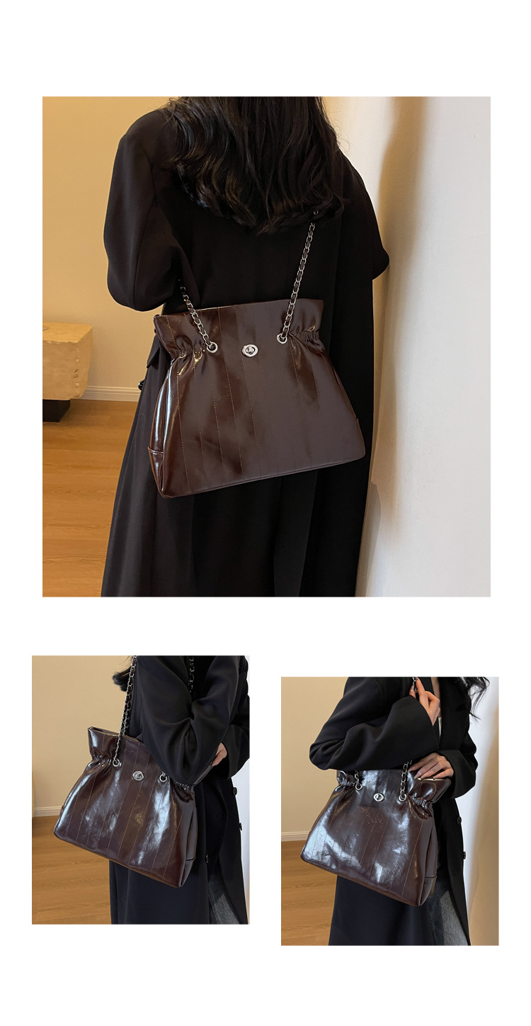 Retro dames schoudertas grote capaciteit lederen handtas_voghion.com