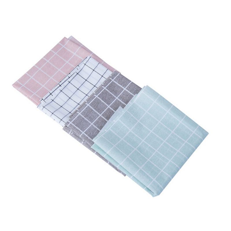 Estilo nórdico ins Red a cuadros corredor de mesa paño de mesa impermeable a prueba de aceite desechable mantel estera de mesa de té PEVA al por mayor