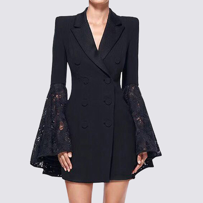European Station 2025 Autumn New Women's Black Fashion European and American Small Blazer Jacket Women's Designer Suit 9252