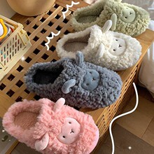 棉拖鞋 女士冬天室内居家情侣2025新款可爱毛毛绒拖鞋外穿秋冬季