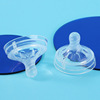 Feeding bottle, children's silica gel pacifier