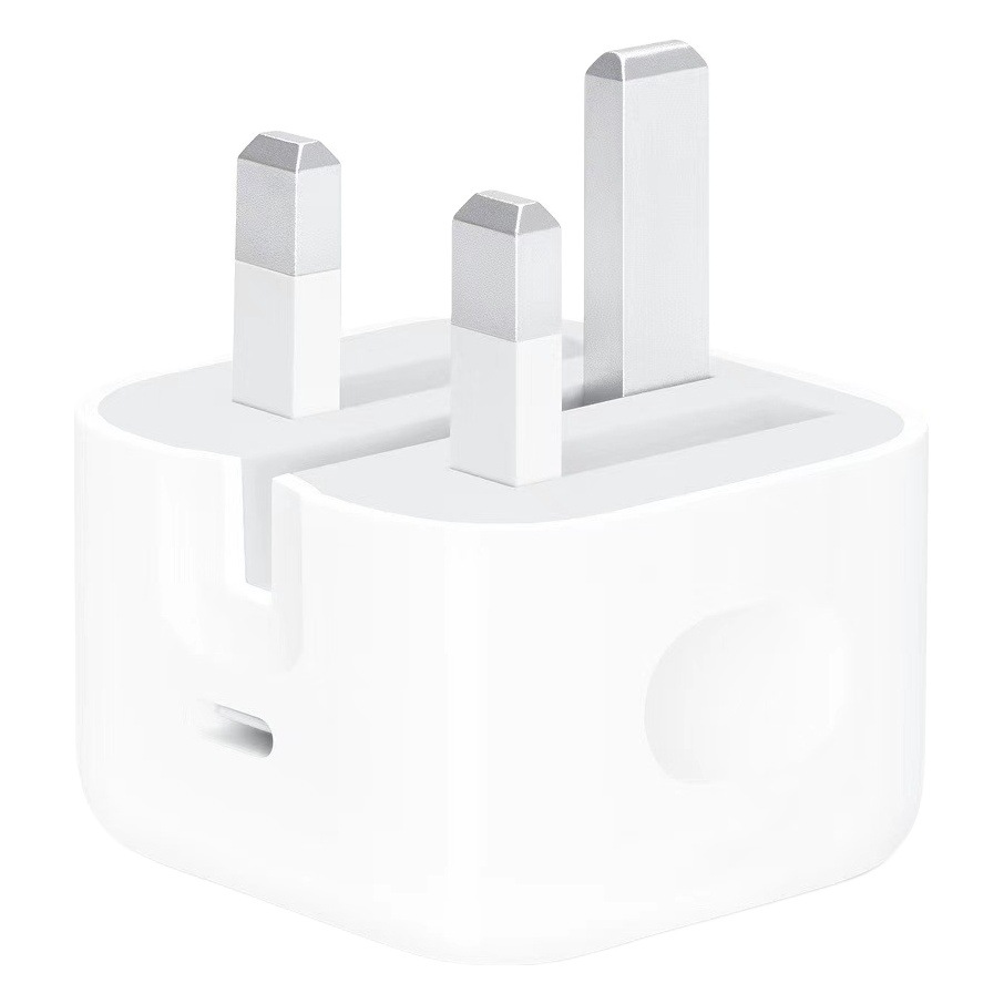 20W cabeza de carga rápida estándar británico para Apple 12 teléfono móvil iPhone13 carga rápida 20W cargador PD carga rápida caso en caja