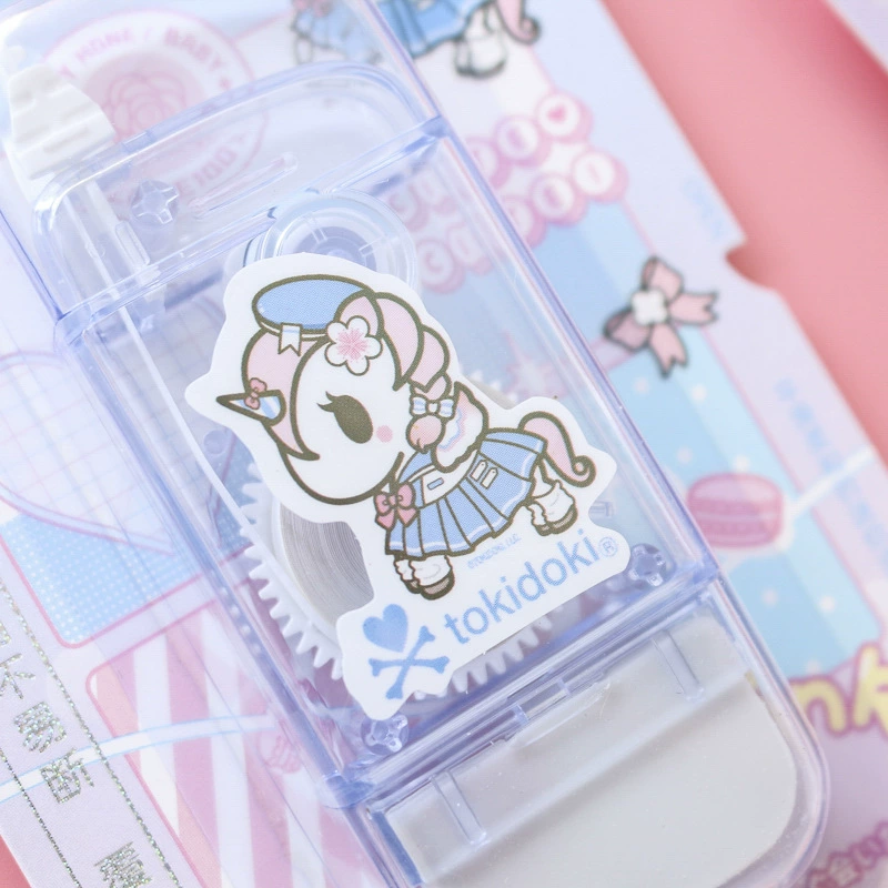 Корректор-лента (TOKIDOKI) TR-EMB0211 — милый дизайн единорога, 8 м, компактная кассета