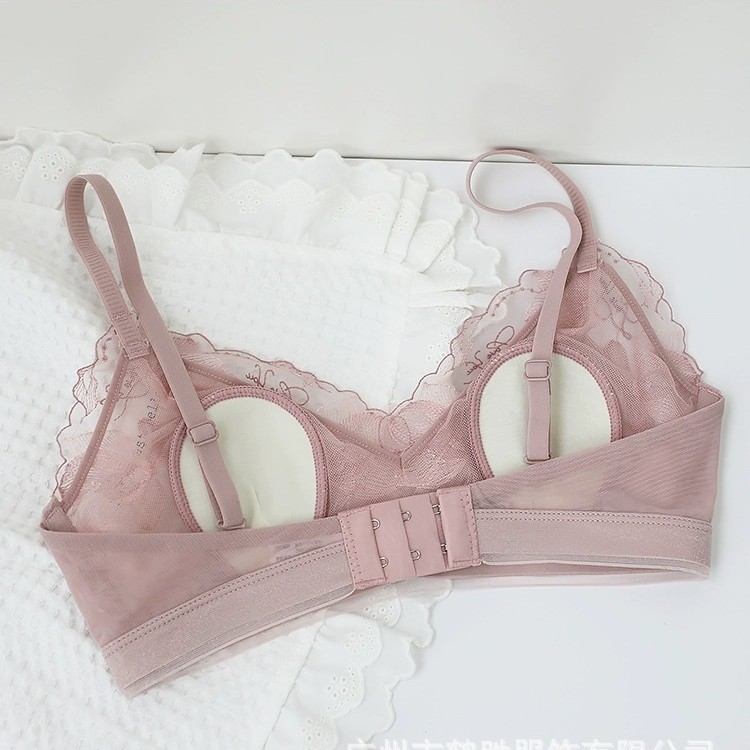 Venta directa de fábrica comercio electrónico transfronterizo Sudeste de Asia Vietnam Tailandia damas sin costuras sujetador de recogida lateral cómodo