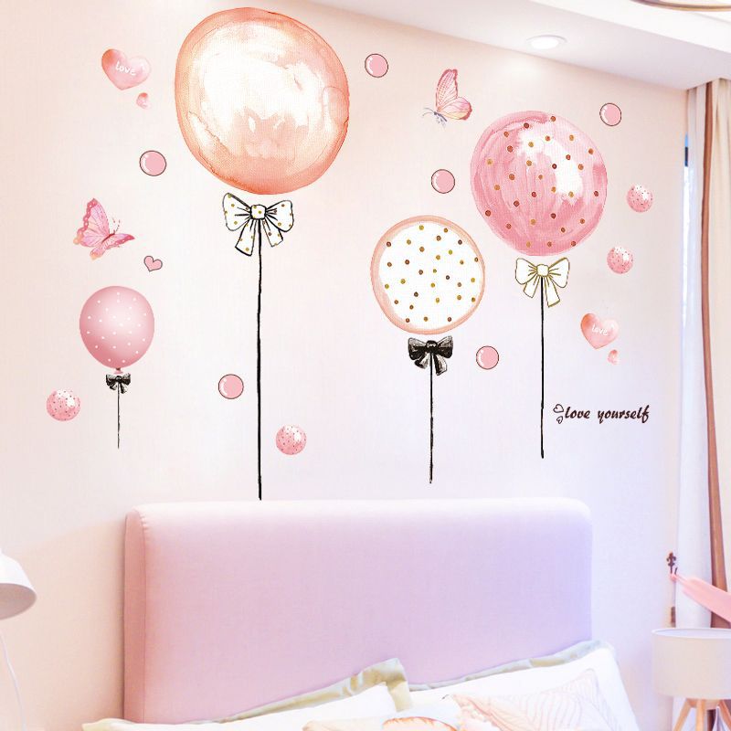 卧室床头装饰品墙贴画房间布置墙上墙面贴纸女生ins自粘墙纸壁纸