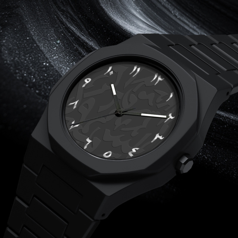 New Waterproof Watch Plastic Watch Arabic High-End Quartz Watch Men's Watch Wholesale Cross-Border Hot Sale