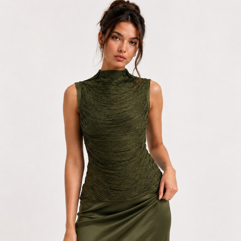 Gold and Silver Thread Tassel Satin Two-Piece Dress Set, Goddess Style Banquet Annual Meeting High-End Slim-Fit Dress Set Gold and Silver Thread Tassel Satin Two-Piece Dress Set, Goddess Style Banquet Annual Meeting High-End Slim-Fit Dress Set