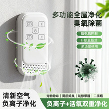 空气净化器跨境负离子臭氧消毒机家用卫生间宠物除味除臭清新机