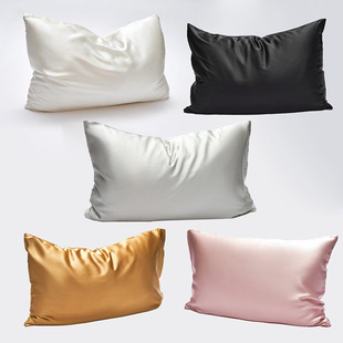 Cross-Border Imitation Silk Pillowcases for Home Use, Double-Sided Silk Beauty Envelope-Style Pillowcases, Foreign Trade Wholesale for Beauty and Skincare