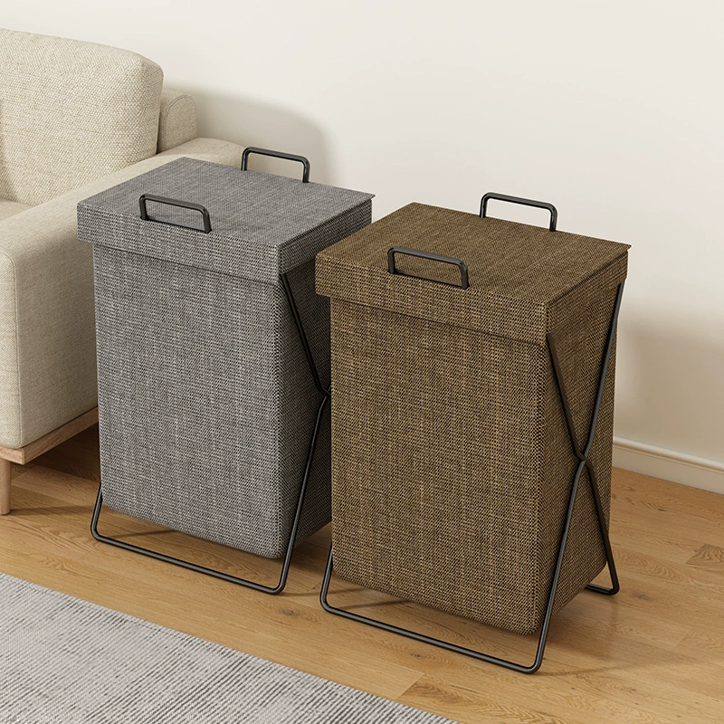 Cloth, laundry basket, foldable storage basket, storage system for laundry, simple and elegant design