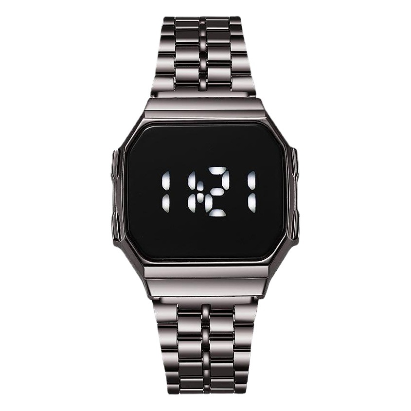 Fábrica al por mayor 159 correa de acero reloj electrónico adulto estudiante simple moda multifuncional marca Kaxi