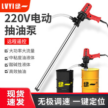 手提式大功率电动抽油泵柴油220V油桶泵柴油泵抽油器加油泵加油机
