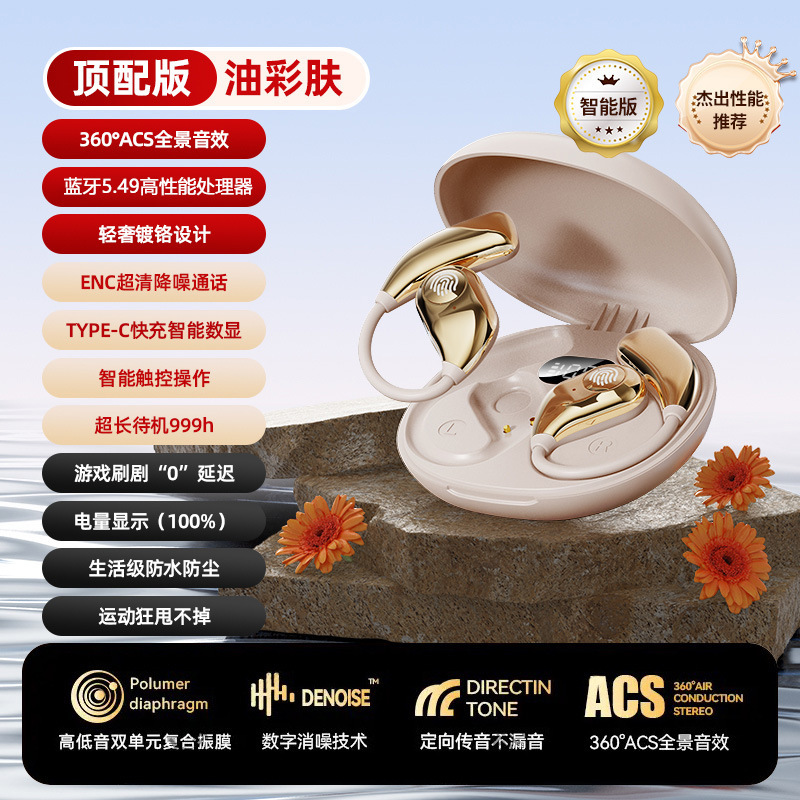 耳掛け式 Bluetooth ヘッドセット ワイヤレス 超長バッテリー寿命 Shenzhen Digital Huaqiangbei 新しいプライベート モデル ステレオ ゲーム|undefined