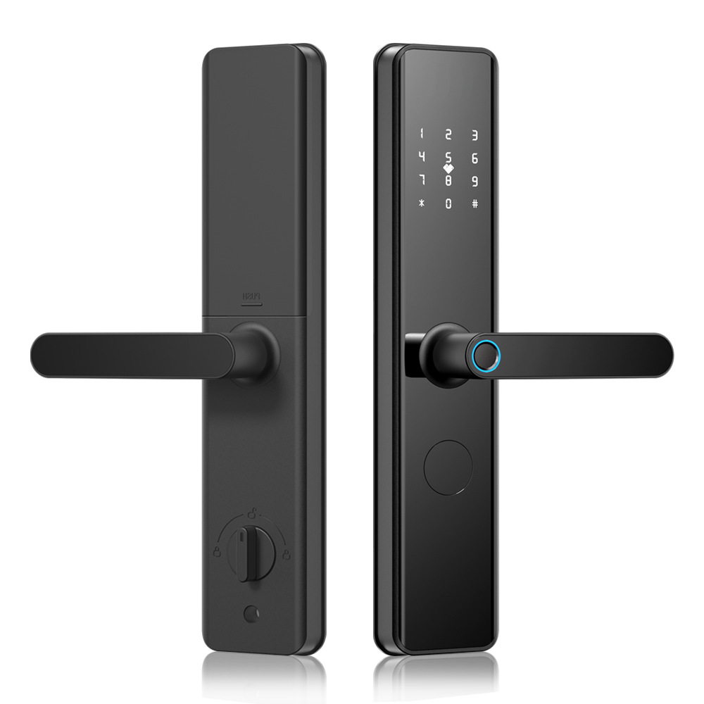 Cerradura Inteligente Home Guard X9, Huella/Contraseña, Semiautomática, Puerta Entrada