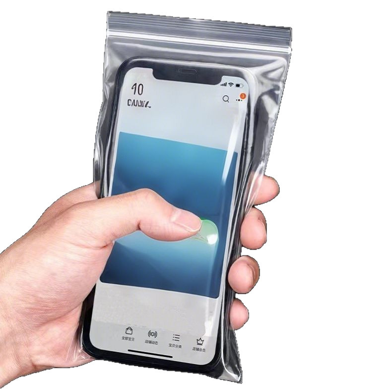 厚みのある携帯電話ダストバッグ、防水バッグ、使い捨てユニバーサルタッチスクリーンシールバッグ、透明隔離保管ジップロックバッグ|undefined