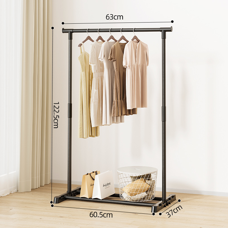 percha de ropa simple piso plegable balcón secado estante de ropa doméstico dormitorio doméstico varilla de secado plegable percha de ropa