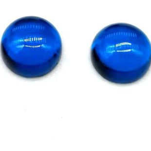 Blue Tip Crystal Surface 113# Tip Crystal Flat Bottom Plain Surface Sapphire Ring Surface High Temperature Resistant Artificial Sapphire Arc Surface