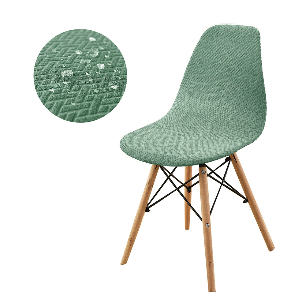 Растяжимый водонепроницаемый чехол для стула Eames shell, вязанный T-образной вязкой, эластичная нескользящая посадка, многоцветный