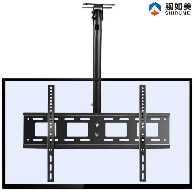 Tv Ceiling Mount Bracket Movable Suspended Rotatable Tv Hanging Bracket
