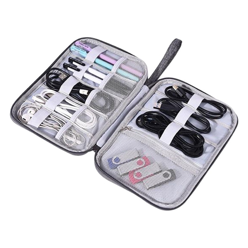 Beilian Banco de la energía bolsa de almacenamiento digital catiónica caja de almacenamiento de cable de datos de mano bolsa multi-función de disco flash USB bolsa digital