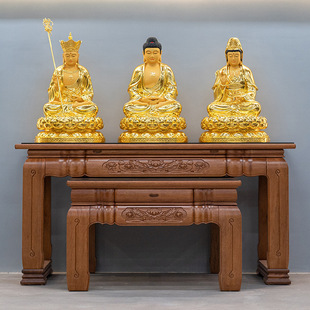 Jinhua pear solid wood desk home new Chinese style Guan Gong desk incense desk Guanyin Buddha shrine god of wealth Cabinet