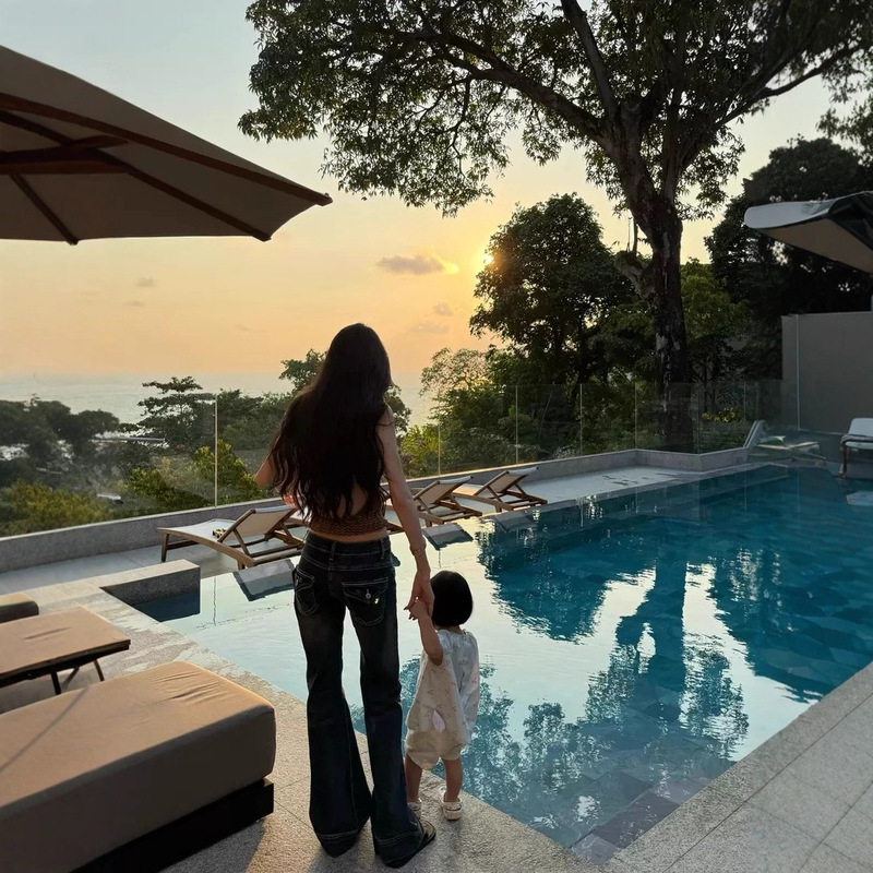 Fbb Limi1 Sexy Low-Waist Jeans Women's Retro Distressed Washed Retro Blue Low-Waist Slim-Fitting Long Pants