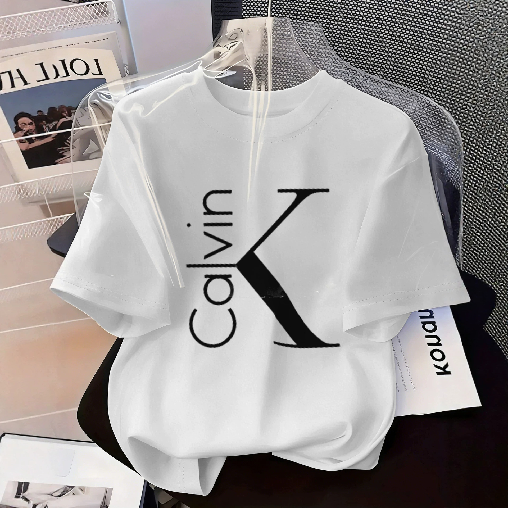 Men's Summer Casual Fashion Short Sleeve Crew Neck T Shirt Cross Border Hot Selling Item Popular Online Item_viptrois.com