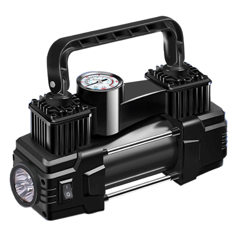 Автомобильный насос для подкачки шин, одноцилиндровый, высокого давления, 12В, мощный, портативный, электрический.