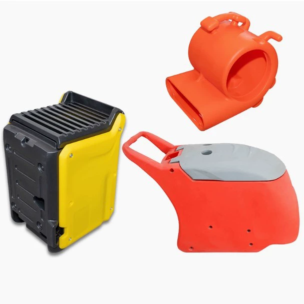 Завод по ротационному формованию специализируется на обработке пластиковых корпусов для бытовых осушителей и очистителей воздуха, изготовленных методом ротационного формования в одном цельном литом корпусе.