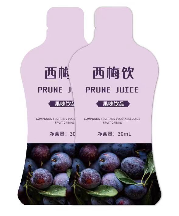 Prune Juice Enzyme Drink with Prebiotic Fiber 150ml Concentrated Fruit Beverage in use