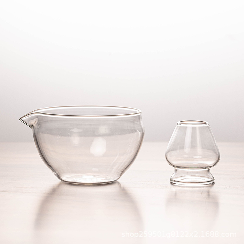 跨境新款抹茶碗套装搅拌器百本立茶筅日式点茶器具玻璃打抹茶工具|undefined